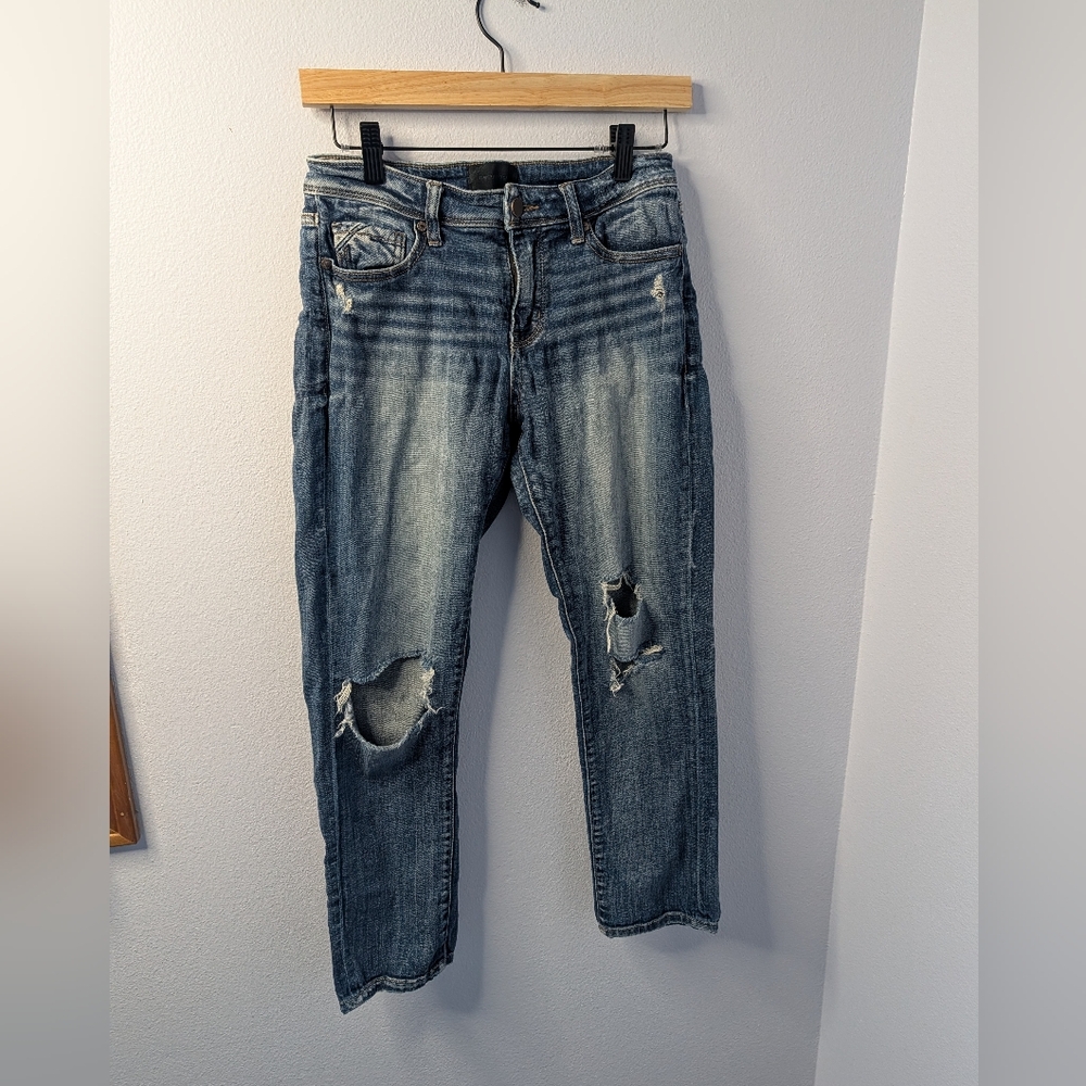 Buckle Black‎ Fit No. 256 Distressed Skinny Jeans Size 26